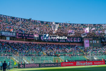 2024-04-27 - Palermo F.C. supporters during the Italian Serie BKT match between Palermo F.C. vs A.C. Reggiana 1919 on 27th April 2024 at the Renzo Barbera stadium in Palermo, Italy - PALERMO FC VS AC REGGIANA - ITALIAN SERIE B - SOCCER