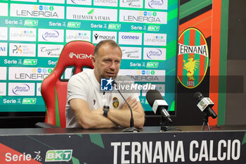 2024-05-04 - the coach of Ternana Robero Breda in press conference on 04 05 2024
pre-match Ternana vs Catanzaro
04 Mayl 2024 at the Liberati stadium in Terni Italy
(Photo by Luca Marchetti/LiveMedia)
 - TERNANA CALCIO VS US CATANZARO - ITALIAN SERIE B - SOCCER