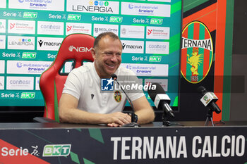2024-05-04 - the coach of Ternana Robero Breda in press conference on 04 05 2024
pre-match Ternana vs Catanzaro
04 Mayl 2024 at the Liberati stadium in Terni Italy
(Photo by Luca Marchetti/LiveMedia)
 - TERNANA CALCIO VS US CATANZARO - ITALIAN SERIE B - SOCCER