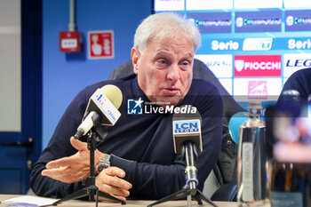 2024-02-12 - director Angelo Maiolo (Lecco) during the Press Conference for the presentation of the new coach of Lecco.
(Photo by Matteo Bonacina/LiveMedia) - PRESS CONFERENCE OF MISTER AGLIETTI NEW COACH OF LECCO - ITALIAN SERIE B - SOCCER