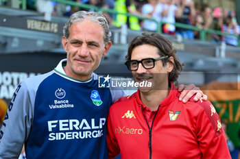 05/05/2024 - Feralpisalo’s Head Coach Marco Zaffaroni and Venezia's Head Coach Paolo Vanoli - VENEZIA FC VS FERALPISALò - SERIE B - CALCIO
