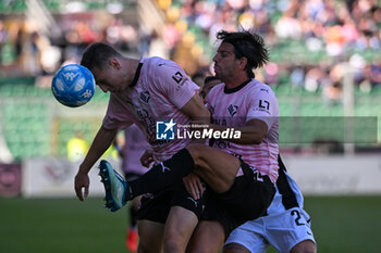 2024-05-05 - Kristoffer Lund (Palermo F.C.) overhead kick the ball during the Italian Serie BKT match between Palermo F.C. vs Ascoli Calcio 1898 F.C. on 5th May 2024 at the Renzo Barbera stadium in Palermo, Italy - PALERMO VS ASCOLI - ITALIAN SERIE B - SOCCER