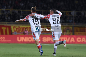 2024-09-20 - Michele Castagnetti celebrate during the Italian Serie BKT match between Us Catanzaro vs Us Cremonese on 20 September 2024 at the Nicola Ceravolo stadium in Catanzaro, Italy - US CATANZARO VS US CREMONESE - ITALIAN SERIE B - SOCCER