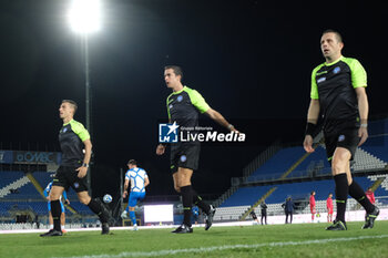 2024-09-30 - The Referee of the match, Giovanni Ayroldi of Molfetta delegation during the Italian Serie B soccer championship football match between Brescia Calcio FC and US Cremonese at Mario Rigamonti Stadium on September 30, 2024, Brixia, Italy. - BRESCIA CALCIO VS US CREMONESE - ITALIAN SERIE B - SOCCER