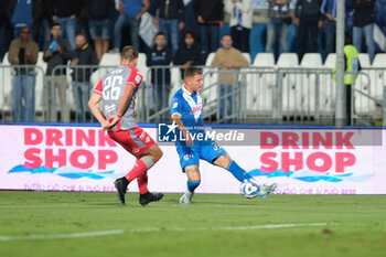 2024-09-30 - Michele Besaggio of Brescia Calcio FC during the Italian Serie B soccer championship football match between Brescia Calcio FC and US Cremonese at Mario Rigamonti Stadium on September 30, 2024, Brixia, Italy. - BRESCIA CALCIO VS US CREMONESE - ITALIAN SERIE B - SOCCER