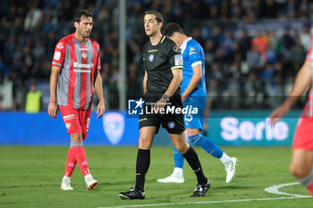 2024-09-30 - The Referee of the match, Giovanni Ayroldi of Molfetta delegation during the Italian Serie B soccer championship football match between Brescia Calcio FC and US Cremonese at Mario Rigamonti Stadium on September 30, 2024, Brixia, Italy. - BRESCIA CALCIO VS US CREMONESE - ITALIAN SERIE B - SOCCER