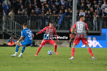 2024-09-30 - Luca Zanimacchia of US Cremonese during the Italian Serie B soccer championship football match between Brescia Calcio FC and US Cremonese at Mario Rigamonti Stadium on September 30, 2024, Brixia, Italy. - BRESCIA CALCIO VS US CREMONESE - ITALIAN SERIE B - SOCCER