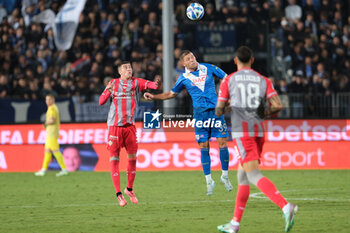 2024-09-30 - Michele Besaggio of Brescia Calcio FC during the Italian Serie B soccer championship football match between Brescia Calcio FC and US Cremonese at Mario Rigamonti Stadium on September 30, 2024, Brixia, Italy. - BRESCIA CALCIO VS US CREMONESE - ITALIAN SERIE B - SOCCER