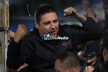 2024-09-30 - Supporters of US Cremonese during the Italian Serie B soccer championship football match between Brescia Calcio FC and US Cremonese at Mario Rigamonti Stadium on September 30, 2024, Brixia, Italy. - BRESCIA CALCIO VS US CREMONESE - ITALIAN SERIE B - SOCCER