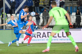 2024-09-30 - Lorenzo Dickman of Brescia Calcio FC during the Italian Serie B soccer championship football match between Brescia Calcio FC and US Cremonese at Mario Rigamonti Stadium on September 30, 2024, Brixia, Italy. - BRESCIA CALCIO VS US CREMONESE - ITALIAN SERIE B - SOCCER