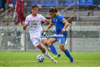 2024-09-28 - Nicolas Adrian Schiavi (Carrarese) against Alessandro Fontanarosa (Reggiana) - CARRARESE CALCIO VS AC REGGIANA - ITALIAN SERIE B - SOCCER