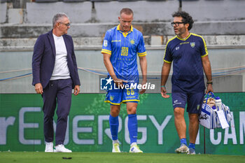 2024-09-28 - Hjortur Hermannsson (Carrarese) got injured - CARRARESE CALCIO VS AC REGGIANA - ITALIAN SERIE B - SOCCER