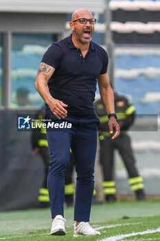 2024-09-28 - Head Coach Nicola Antonio Calabro (Carrarese) - CARRARESE CALCIO VS AC REGGIANA - ITALIAN SERIE B - SOCCER