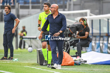 2024-09-28 - Head Coach Nicola Antonio Calabro (Carrarese) - CARRARESE CALCIO VS AC REGGIANA - ITALIAN SERIE B - SOCCER