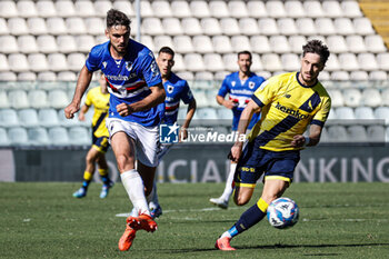 2024-09-29 - Edoardo Duca (Modena) And Stipe Vulikic (Sampdoria) - MODENA FC VS UC SAMPDORIA - ITALIAN SERIE B - SOCCER