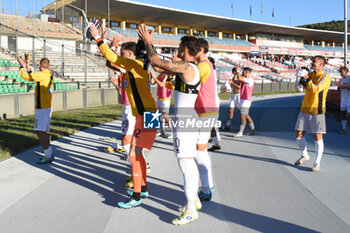 2024-10-06 - Celebrate Sudtirol during the italian soccer Serie B match Cosenza Calcio vs Fc Sudtirol at the San Vito-Marulla stadium in Cosenza, 
Italy on October 05, 2024 - COSENZA CALCIO VS FC SüDTIROL - ITALIAN SERIE B - SOCCER