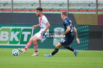 2024-10-06 - Francesco Ruocco of Mantova 1911 during the Italian Serie B soccer championship football match between Mantova Calcio 1911 and Brescia Calcio FC at Danilo Martelli Stadium on October 6, 2024, Mantua, Italy. - MANTOVA 1911 VS BRESCIA CALCIO - ITALIAN SERIE B - SOCCER