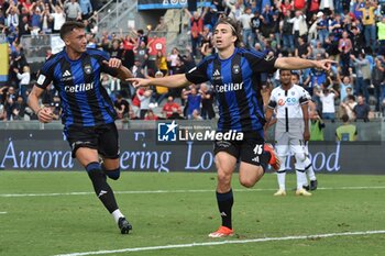 2024-10-05 - Alexander Lind (Pisa) celebrates - AC PISA VS CESENA FC - ITALIAN SERIE B - SOCCER