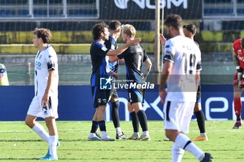 2024-10-05 - Players of Pisa celebrate at the end of the match - AC PISA VS CESENA FC - ITALIAN SERIE B - SOCCER