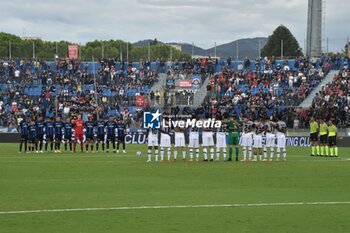 2024-10-05 - minute's silence - AC PISA VS CESENA FC - ITALIAN SERIE B - SOCCER