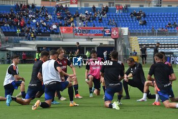 2024-10-05 - Players of Pisa during warmup - AC PISA VS CESENA FC - ITALIAN SERIE B - SOCCER