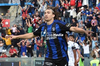 2024-10-05 - Alexander Lind (Pisa) celebrates - AC PISA VS CESENA FC - ITALIAN SERIE B - SOCCER