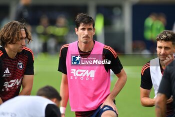 2024-10-05 - Stefano Moreo (Pisa) during warmup - AC PISA VS CESENA FC - ITALIAN SERIE B - SOCCER