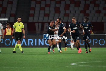 2024-10-18 - Iemmello of US Catanzaro celebrate score during Italian Serie B SSC Bari vs US Catanzaro - SSC BARI VS US CATANZARO - ITALIAN SERIE B - SOCCER