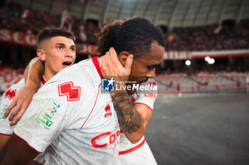 2024-10-18 - Mehdi Dorval of SSC Bari celebrate score during Italian Serie B SSC Bari vs US Catanzaro - SSC BARI VS US CATANZARO - ITALIAN SERIE B - SOCCER