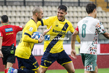 2024-10-19 - Ettore Gliozzi (Modena) Celebrates after scoring the gol of 1-2 - MODENA FC VS PALERMO FC - ITALIAN SERIE B - SOCCER