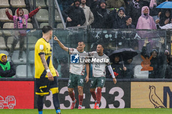 2024-10-19 - Valerio Verre (Palermo) Celebrates after scoring the gol of 0-1 - MODENA FC VS PALERMO FC - ITALIAN SERIE B - SOCCER