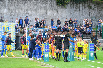 2024-10-26 - Teams and referees enter the field - CARRARESE CALCIO VS AS CITTADELLA - ITALIAN SERIE B - SOCCER