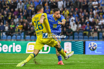 2024-10-26 - Luigi Cherubini (Carrarese) scores the 3-0 goal - CARRARESE CALCIO VS AS CITTADELLA - ITALIAN SERIE B - SOCCER