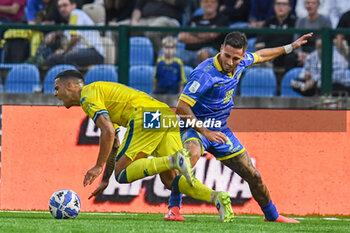 2024-10-26 - Alessio Vita (Cittadella) is fouled by Luigi Cherubini (Carrarese) - CARRARESE CALCIO VS AS CITTADELLA - ITALIAN SERIE B - SOCCER