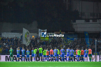 2024-10-26 - Carrarese team celebrates the victory with the supporters - CARRARESE CALCIO VS AS CITTADELLA - ITALIAN SERIE B - SOCCER