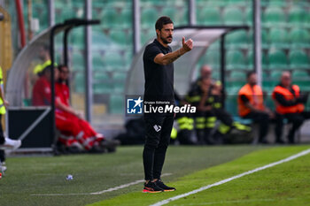 2024-10-26 - Head coach Alessio Dionisi (Palermo F.C.) during the Italian Serie BKT match between Palermo F.C. vs A.C. Reggiana 1919 on 26th October 2024 at the Renzo Barbera stadium in Palermo, Italy - PALERMO FC VS AC REGGIANA - ITALIAN SERIE B - SOCCER