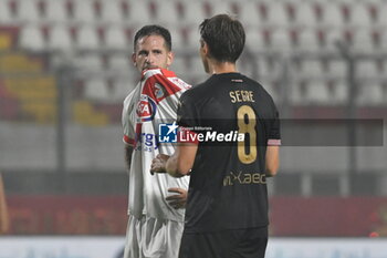 2024-10-29 - mattia aramu (mantova) and jacopo segre (palermo) - MANTOVA 1911 VS PALERMO FC - ITALIAN SERIE B - SOCCER