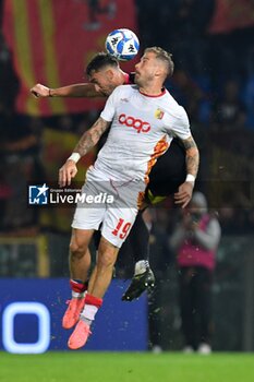 2024-10-30 - Head tackle by Simone Canestrelli (Pisa) and Andrea La Mantia (Catanzaro) - AC PISA VS US CATANZARO - ITALIAN SERIE B - SOCCER