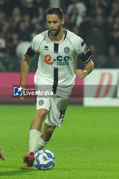 2024-10-29 - Simone Bastoni of Cesena FC in action during the Soccer BKT between US Salernitana 1919 vs Cesena FC at Arechi Stadium - US SALERNITANA VS CESENA FC - ITALIAN SERIE B - SOCCER