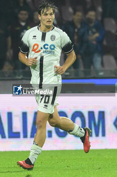 2024-10-29 - Matteo Francesconi of Cesena FC in action during the Soccer BKT between US Salernitana 1919 vs Cesena FC at Arechi Stadium - US SALERNITANA VS CESENA FC - ITALIAN SERIE B - SOCCER