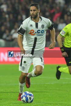 2024-10-29 - Giuseppe Prestia of Cesena FC in action during the Soccer BKT between US Salernitana 1919 vs Cesena FC at Arechi Stadium - US SALERNITANA VS CESENA FC - ITALIAN SERIE B - SOCCER