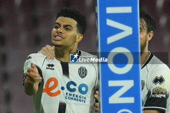 2024-10-29 - Elayis Tavsan of Cesena FC celebrates after scoring goal during the Soccer BKT between US Salernitana 1919 vs Cesena FC at Arechi Stadium - US SALERNITANA VS CESENA FC - ITALIAN SERIE B - SOCCER