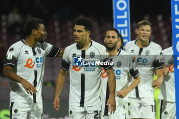 2024-10-29 - Elayis Tavsan of Cesena FC celebrates after scoring goal during the Soccer BKT between US Salernitana 1919 vs Cesena FC at Arechi Stadium - US SALERNITANA VS CESENA FC - ITALIAN SERIE B - SOCCER