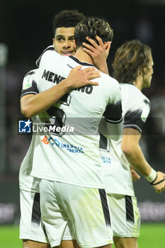 2024-10-29 - Elayis Tavsan of Cesena FC celebrates after scoring goal during the Soccer BKT between US Salernitana 1919 vs Cesena FC at Arechi Stadium - US SALERNITANA VS CESENA FC - ITALIAN SERIE B - SOCCER