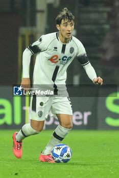 2024-10-29 - Leonardo Mendicino of Cesena FC in action during the Soccer BKT between US Salernitana 1919 vs Cesena FC at Arechi Stadium - US SALERNITANA VS CESENA FC - ITALIAN SERIE B - SOCCER