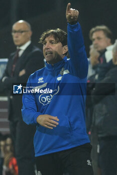 2024-10-29 - Michle Mignani coach of Cesena FC gestures during the Soccer BKT between US Salernitana 1919 vs Cesena FC at Arechi Stadium - US SALERNITANA VS CESENA FC - ITALIAN SERIE B - SOCCER