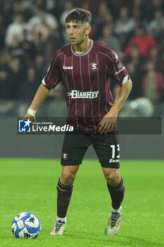 2024-10-29 - Fabio Ruggeri of US Salernitana 1927 in action during the Soccer BKT between US Salernitana 1919 vs Cesena FC at Arechi Stadium - US SALERNITANA VS CESENA FC - ITALIAN SERIE B - SOCCER