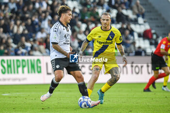 02/11/2024 - Salvatore Esposito (Spezia) against Antonio Palumbo (Modena) - SPEZIA CALCIO VS MODENA FC - SERIE B - CALCIO