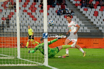 02/11/2024 - Lorenzo Lucchesi of AC Reggiana scores a goal of 1-2 - SSC BARI VS AC REGGIANA - SERIE B - CALCIO