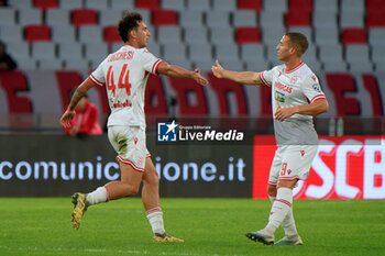 02/11/2024 - Lorenzo Lucchesi of AC Reggiana celebrates after scoring a goal with Oliver Urso of AC Reggiana - SSC BARI VS AC REGGIANA - SERIE B - CALCIO